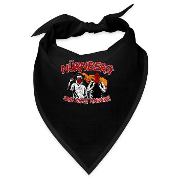 Nürnberg und nicht anders UPDATE - Bandana - Schwarz - Vorne