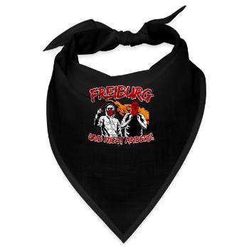 Freiburg und nicht anders UPDATE - Bandana - Schwarz - Vorne