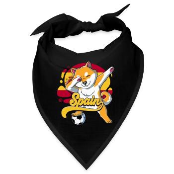 Spanien Fußball - Bandana - Schwarz - Vorne