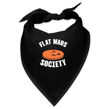 Mars Roter Planet Raumfahrt Astronaut Geschenk - Bandana - Schwarz - Vorne