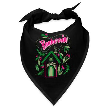 Bauherrin Eigenheim Damen - Bandana - Schwarz - Vorne