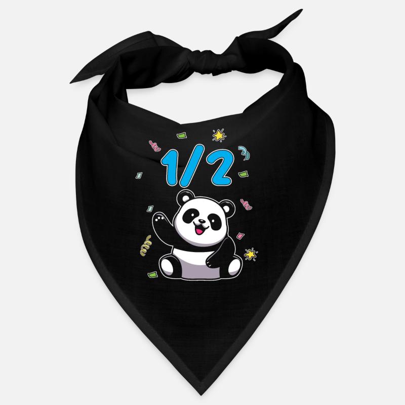 Demi-année 6 mois anniversaire Panda Bandana