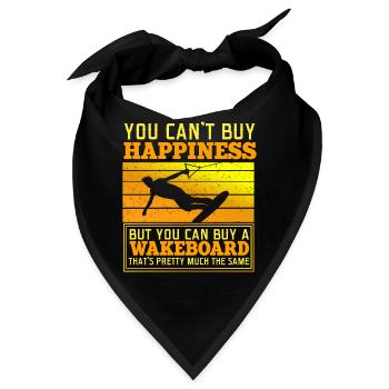 Sie Können Kein Glück Kaufen, Aber Sie Können Ein - Bandana - Schwarz - Vorne