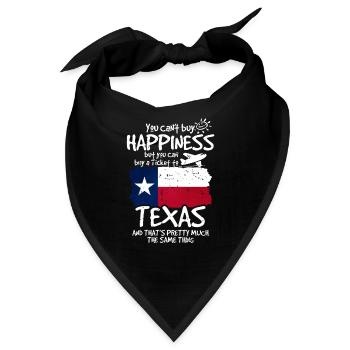 Texas - Bandana - Schwarz - Vorne
