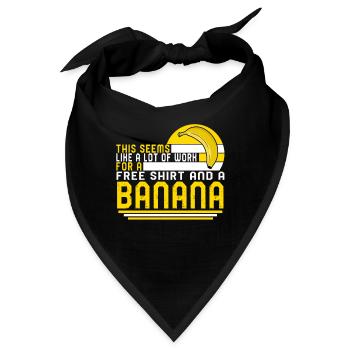 Running Race Shirt, das scheint eine Menge Arbeit zu sein - Bandana - Schwarz - Vorne
