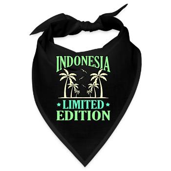 Indonesien - Bandana - Schwarz - Vorne