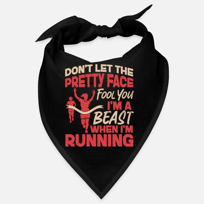 Running Runner Half Marathon Girl Bandana