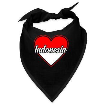 Indonesien - Bandana - Schwarz - Vorne