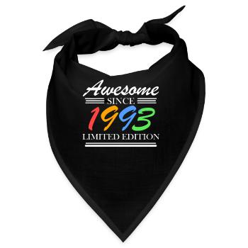 1993 - Jahrgang 1993 - Fantastisch seit 1993 - Bandana - Schwarz - Vorne