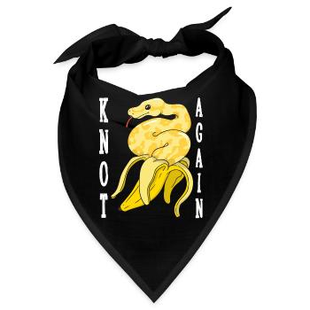 Banana Ball Phyton Schon Wieder Verknotet - Bandana - Schwarz - Vorne