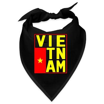 Vietnam - Bandana - Schwarz - Vorne