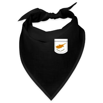 Zypern - Bandana - Schwarz - Vorne