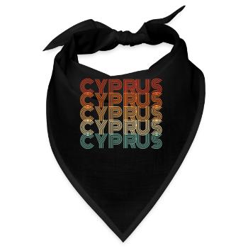 Zypern - Bandana - Schwarz - Vorne