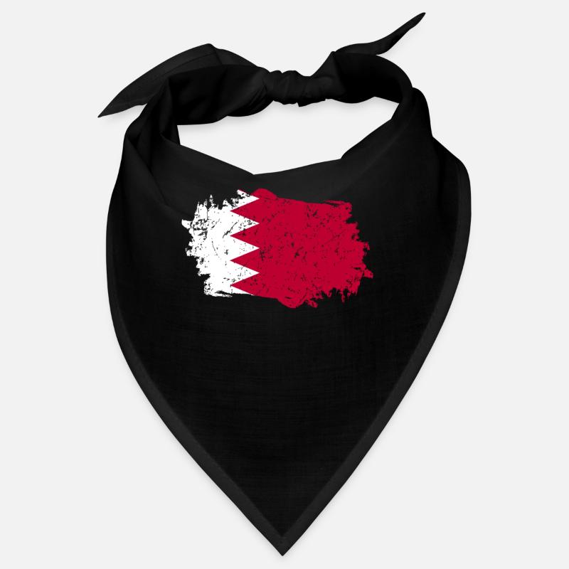 Bahreïn Drapeau Grunge Bahreïn Drapeau Bandana