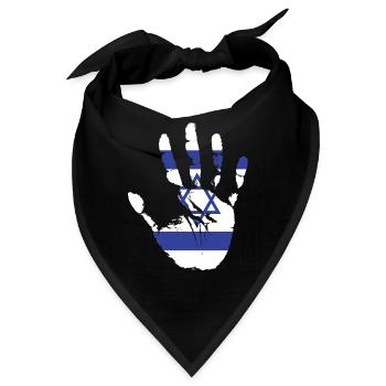 Israel - Bandana - Schwarz - Vorne
