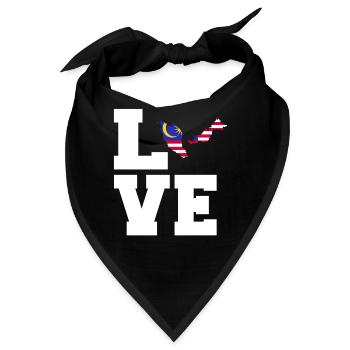Malaysia - Bandana - Schwarz - Vorne