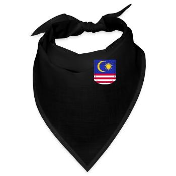 Malaysia - Bandana - Schwarz - Vorne