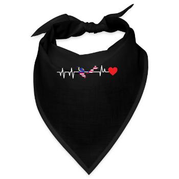 Malaysia - Bandana - Schwarz - Vorne