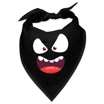Halloween Geister - Bandana - Schwarz - Vorne