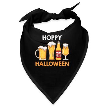 Bier Halloween Party - Bandana - Schwarz - Vorne