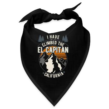 Wanderer - Bergsteiger Wandern El Capitan - Bandana - Schwarz - Vorne