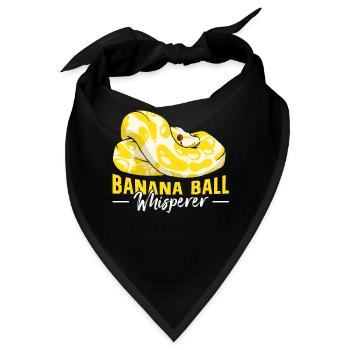 Banana Ball Python Flüsterer - Bandana - Schwarz - Vorne