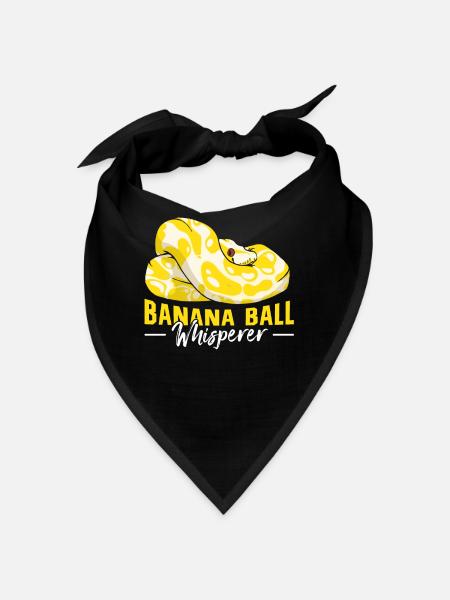 Banana Ball Python Flüsterer - Bandana - Schwarz