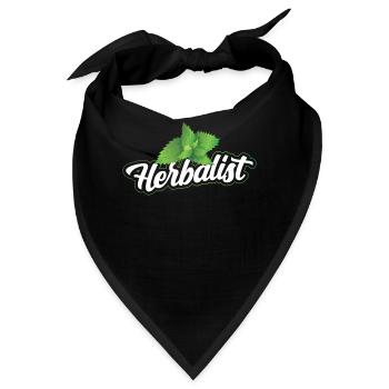 Kräutersammler Kräutergarten Kraut Kräuter - Bandana - Schwarz - Vorne