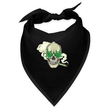 Cannabis - Bandana - Schwarz - Vorne