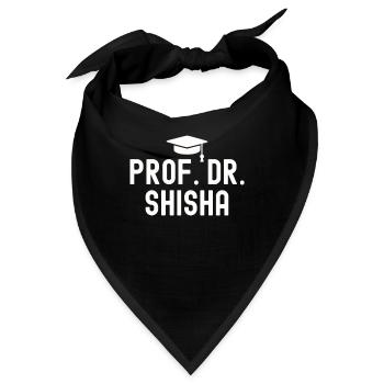 Shisha Geschenk für Wasserpfeife Shishabar Pfeife - Bandana - Schwarz - Vorne