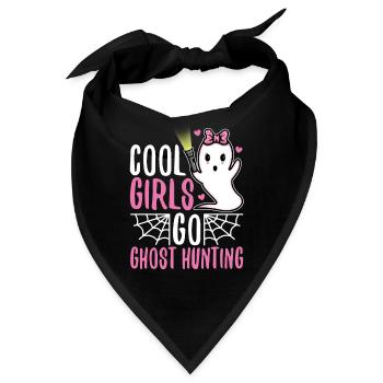Cool girls go ghost hunting - Bandana - Schwarz - Vorne