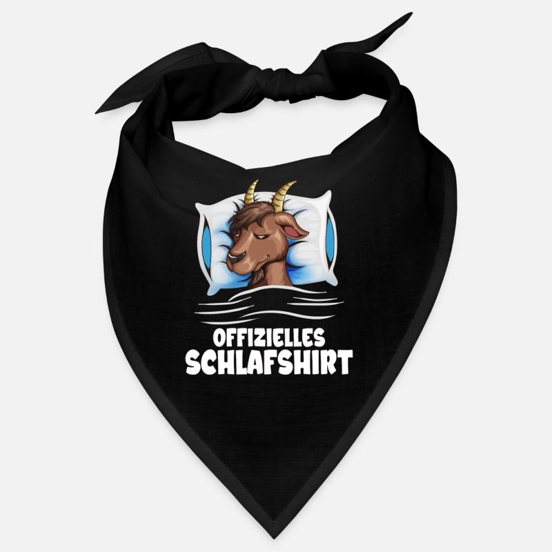 Ziege Schläft träumende Ziege Lamm Ziegenbock Bandana
