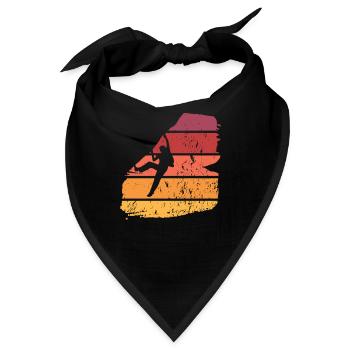 Klettern Freiklettern - Bandana - Schwarz - Vorne