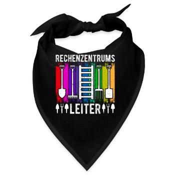Rechenzentrumsleiter Rechen & Leiter Garten - Bandana - Schwarz - Vorne