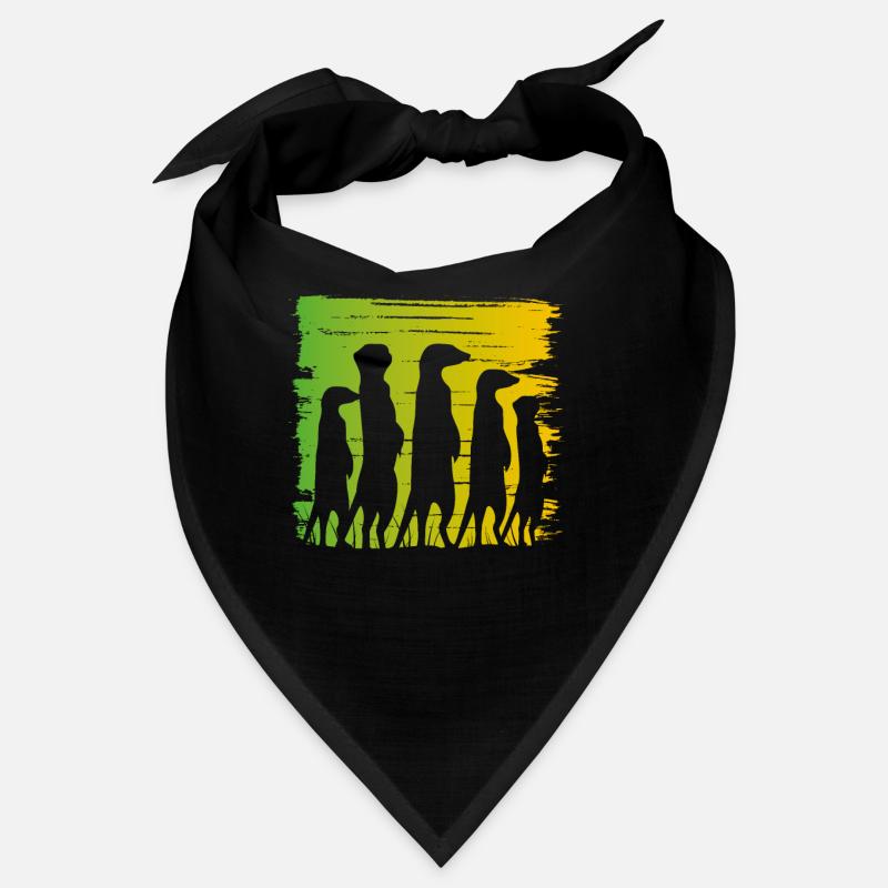 Grüne Erdmännchen Bandana