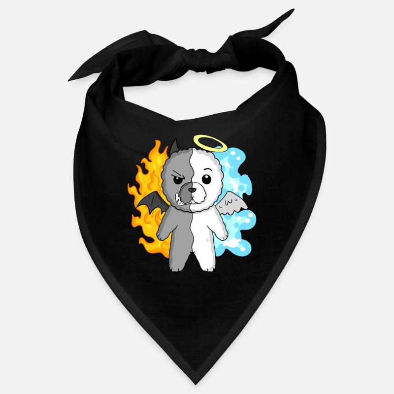 Chien Bichon Frise - Ange et Diable Bandana