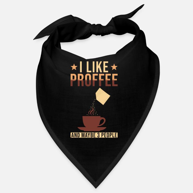 Proffee Saying Protein Coffee Funny Proffee Bandana