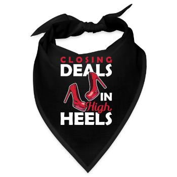 Closing Deals in High Heels Hypothekendarlehen - Bandana - Schwarz - Vorne