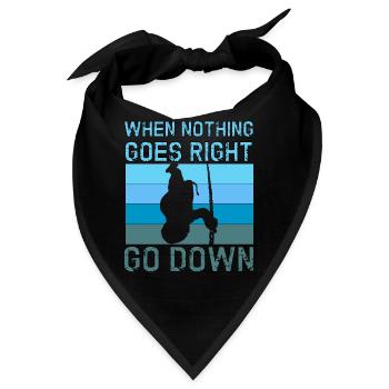 Apnoetaucher Freitaucher Freediver Taucher - Bandana - Schwarz - Vorne