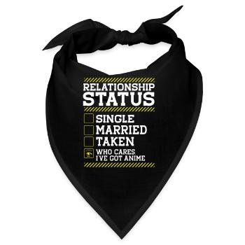Beziehungsstatus - Bandana - Schwarz - Vorne