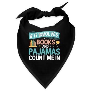 Es Ist Kein Horten, Wenn Es Bücher In - Bandana - Schwarz - Vorne