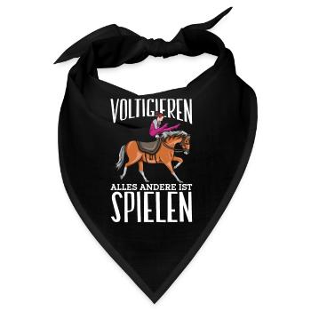 Voltigieren - Bandana - Schwarz - Vorne