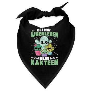 Kleingarten anfänger Bei mir überleben nur - Bandana - Schwarz - Vorne