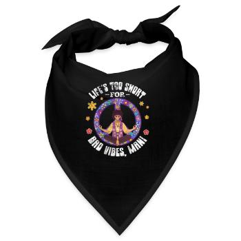 Hippie - Bandana - Schwarz - Vorne