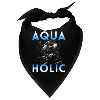 Apnoetaucher Freitaucher Freediver Scuba Taucher - Bandana - Schwarz - Vorne