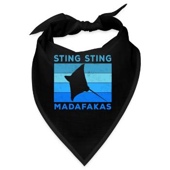 Apnoetaucher Freitaucher Freediver Scuba Taucher - Bandana - Schwarz - Vorne