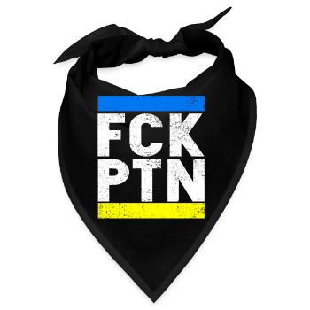 FCK PTN - Bandana - Schwarz - Vorne