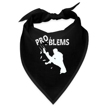 Problem Karate Kampfsportarten Kämpfen - Bandana - Schwarz - Vorne