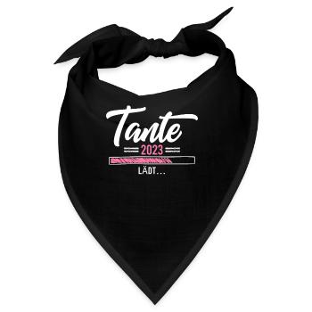 Tante 2023 lädt - Bandana - Schwarz - Vorne