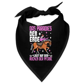 Voltigieren - Bandana - Schwarz - Vorne